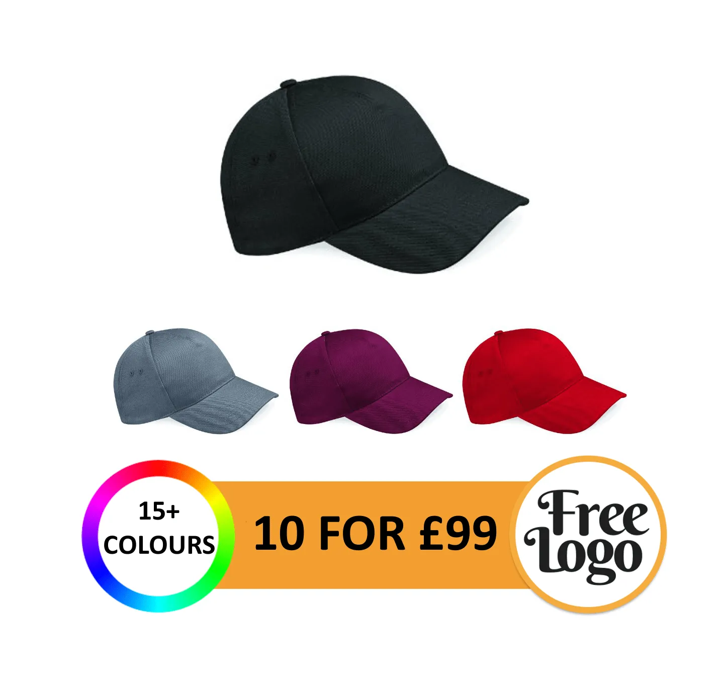 10 for £99 Beechfield Ultimate Cap