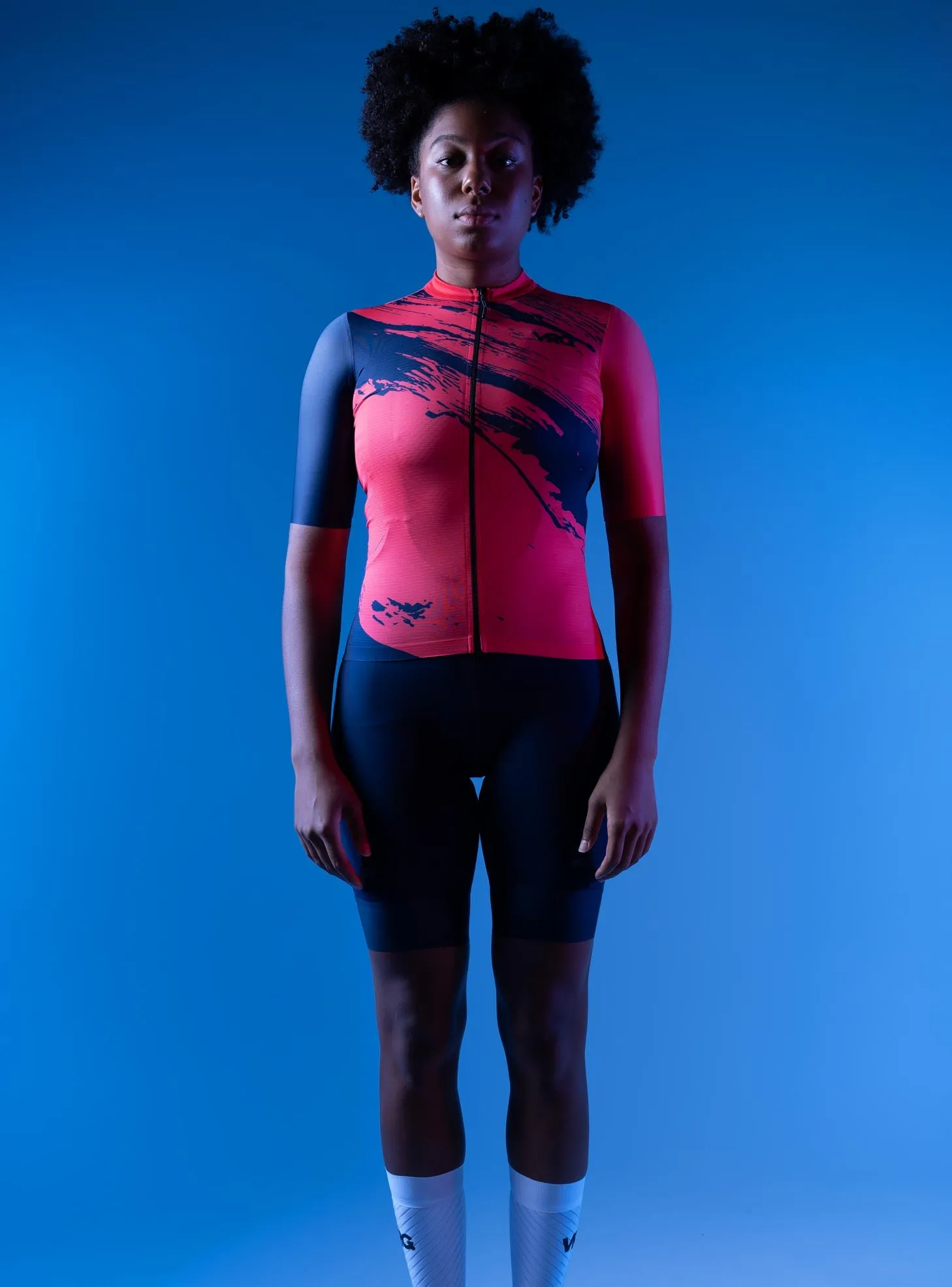 138 VRG JERSEY CORAL/NAVY - WOMEN