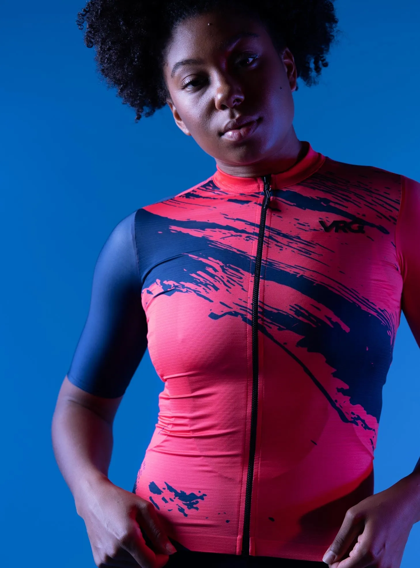 138 VRG JERSEY CORAL/NAVY - WOMEN