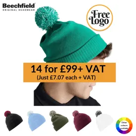 14 for £99 Beechfield Snowstar® Beanie Bundle