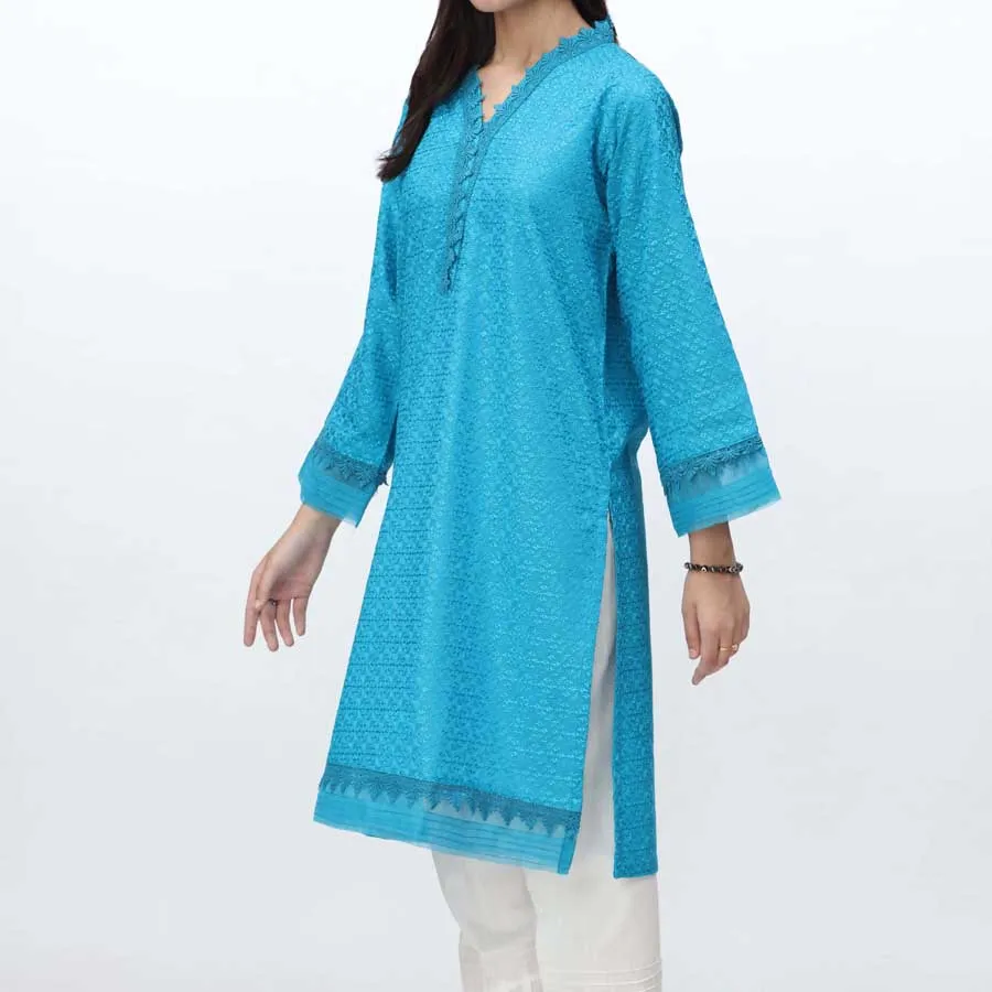 1PC- Embroidered Chikankari Shirt PS4078