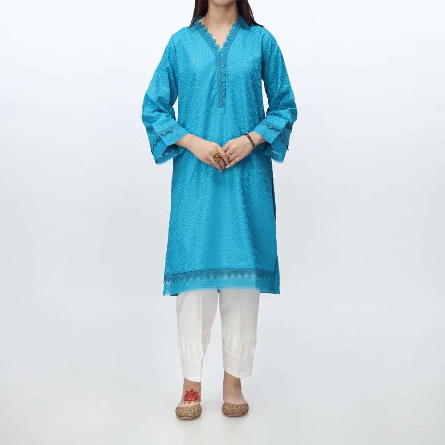 1PC- Embroidered Chikankari Shirt PS4078