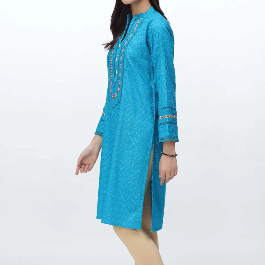 1PC- Embroidered Chikankari Shirt PS4079