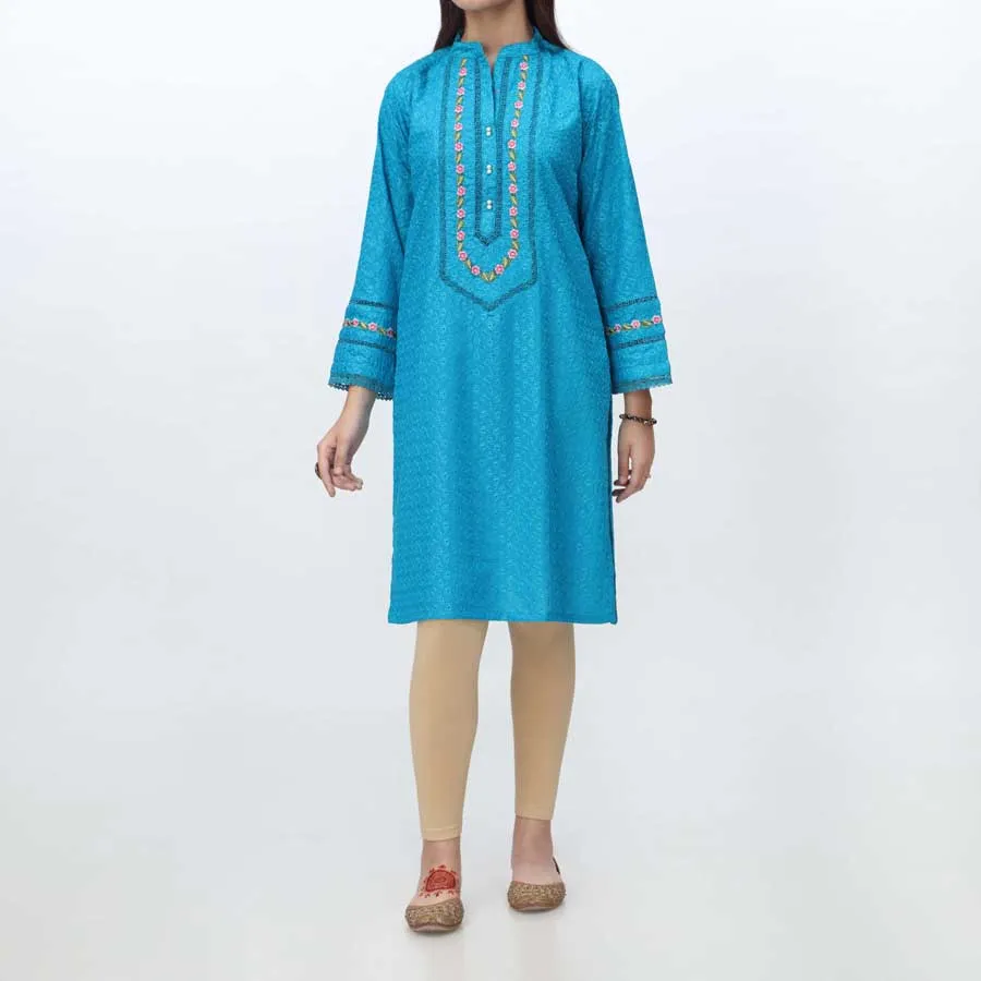 1PC- Embroidered Chikankari Shirt PS4079