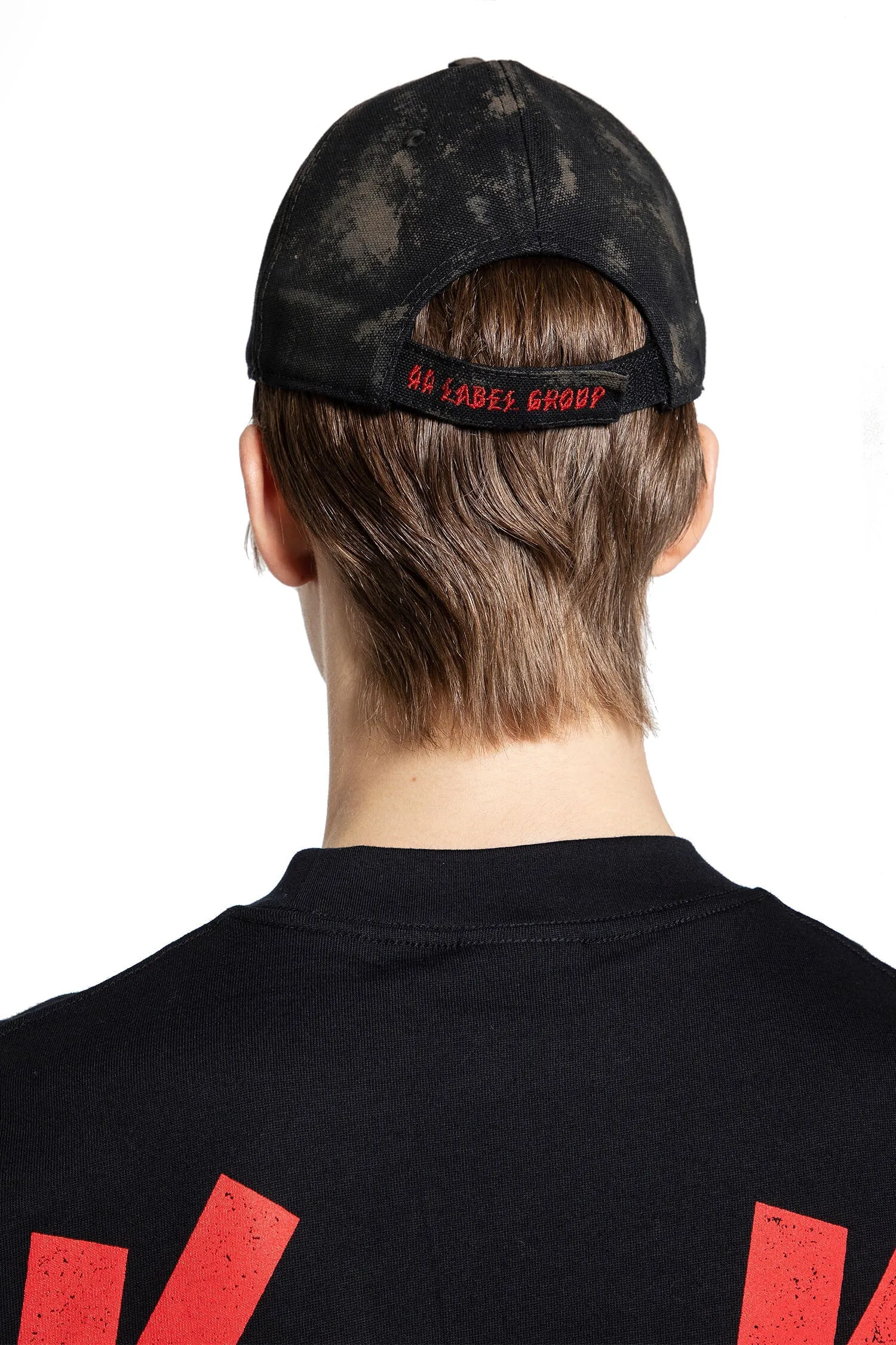 44 LABEL GROUP MAN BLACK HATS