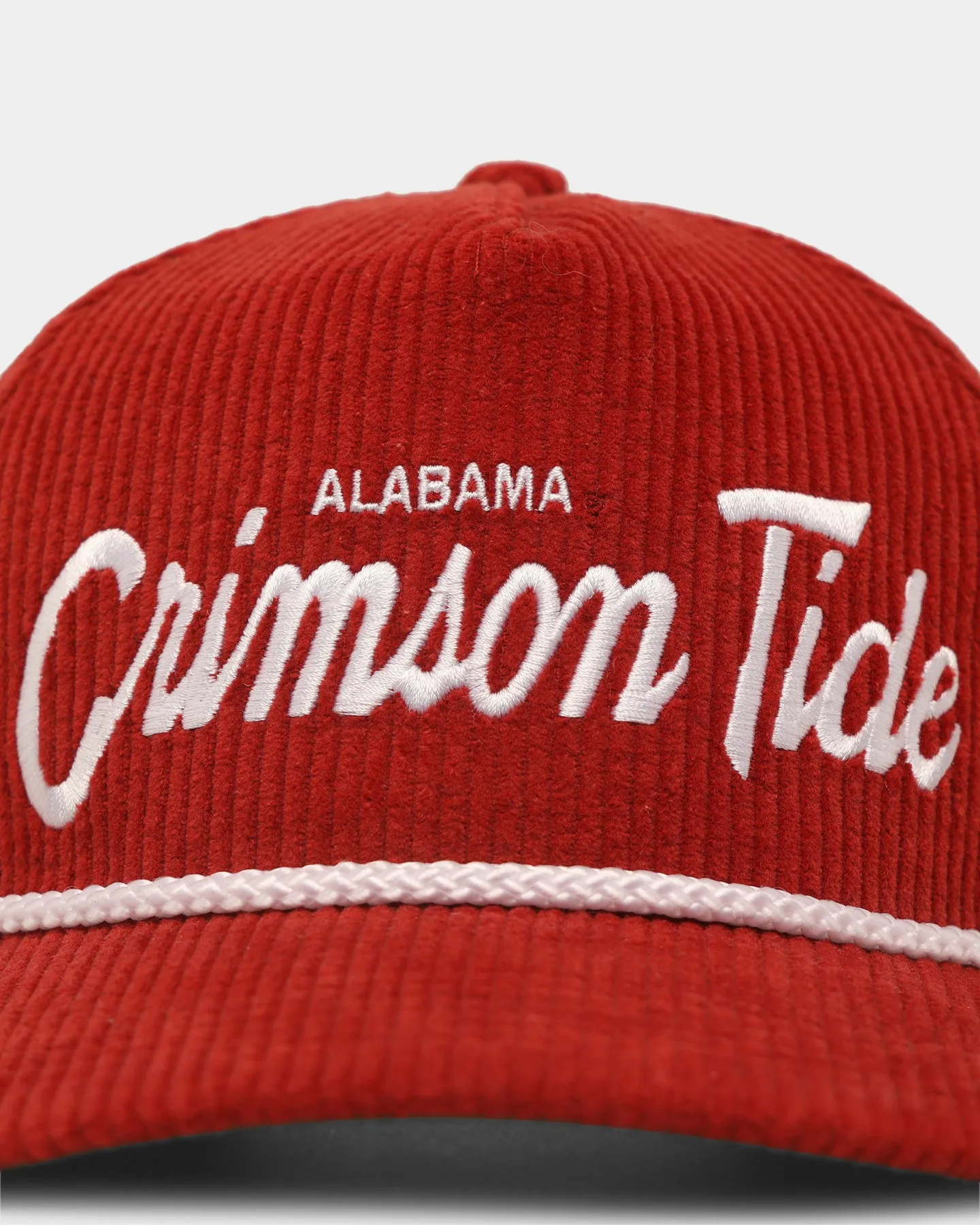 47 Brand Alabama Crimson Tides 'NCAA Corduroy Team Script' Corduroy Crossrope 47 Hitch Snapback Cardinal