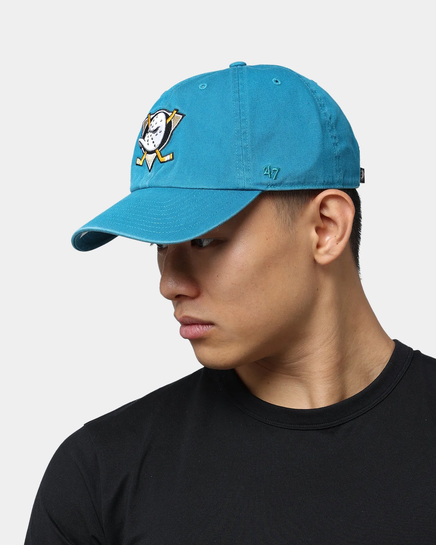 47 Brand Anaheim Ducks Clean Up Strapback Dark Teal