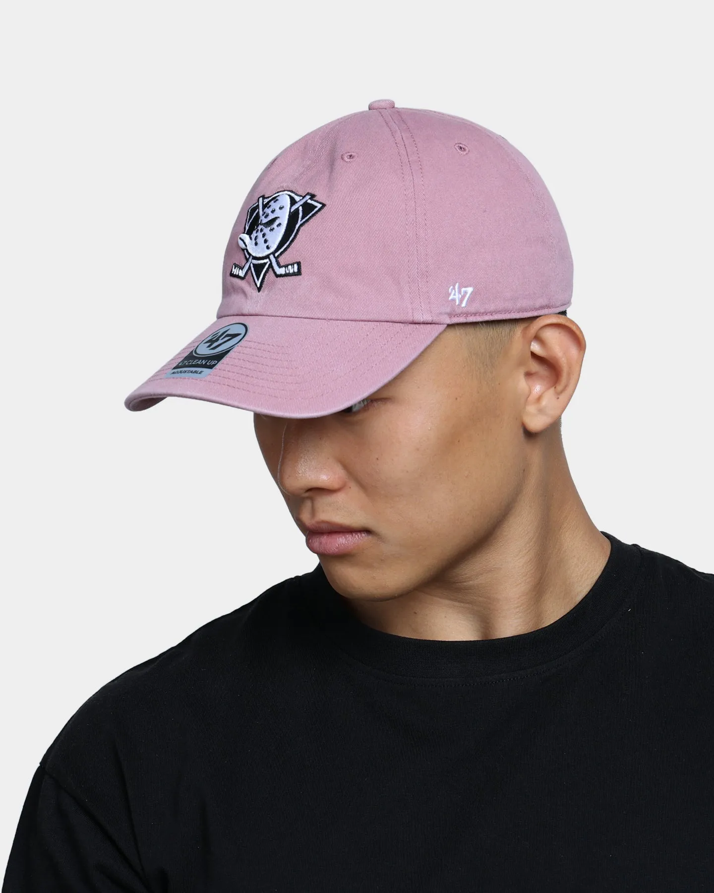 47 Brand Anaheim Ducks Clean Up Strapback Mauve