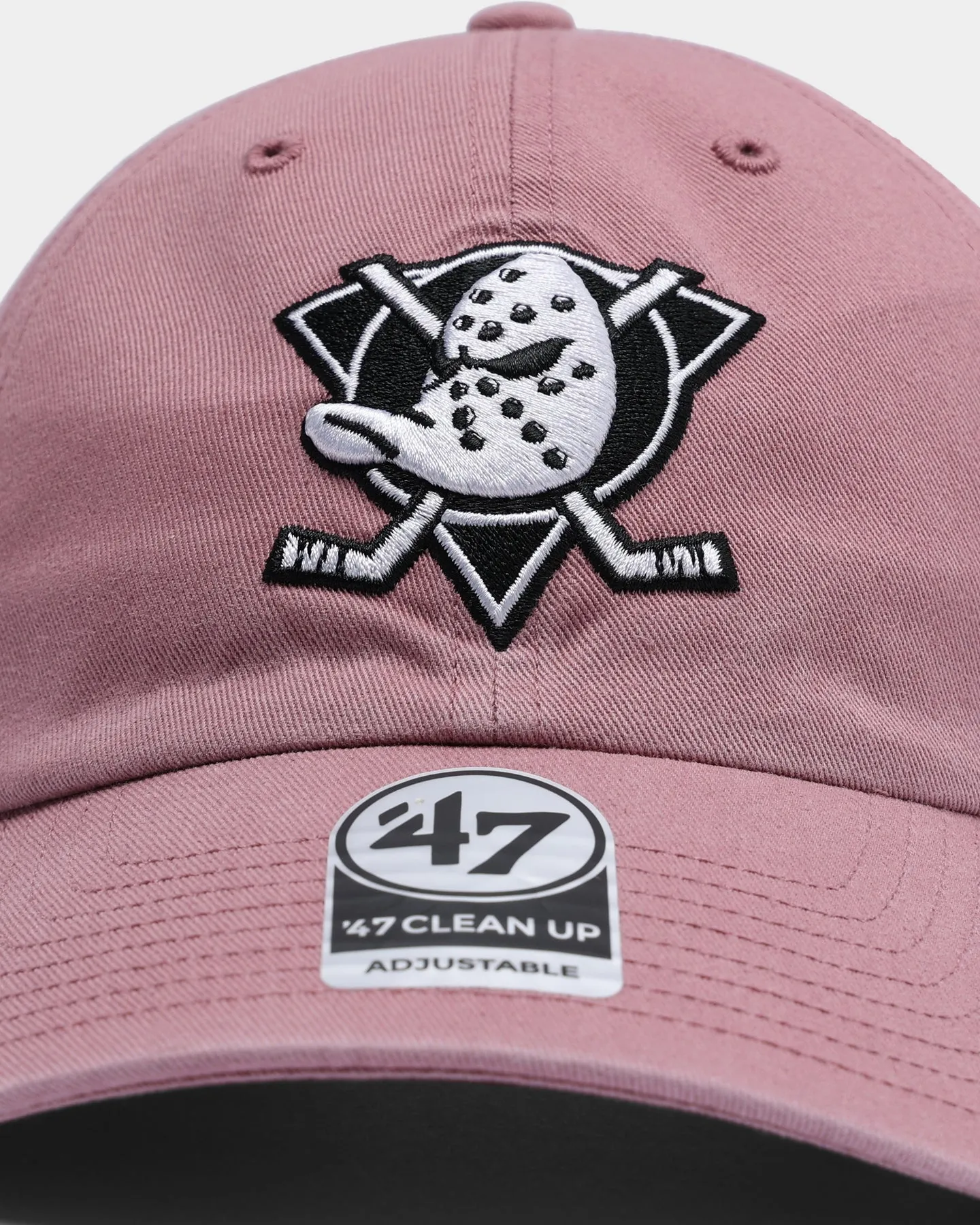 47 Brand Anaheim Ducks Clean Up Strapback Mauve