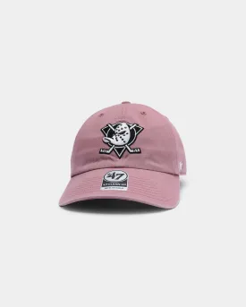 47 Brand Anaheim Ducks Clean Up Strapback Mauve