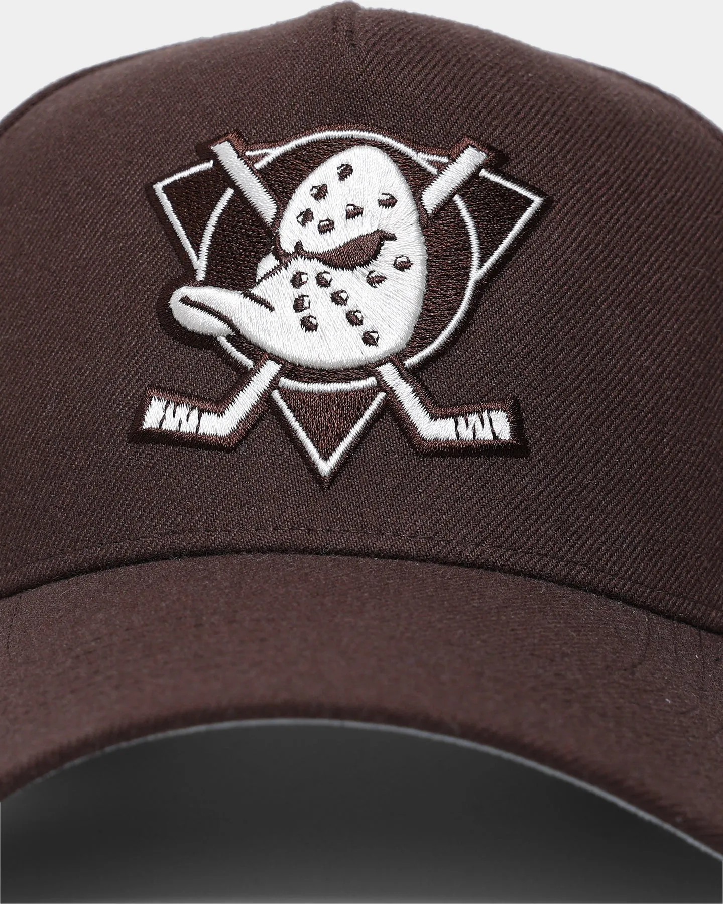 Anaheim Ducks 47 Brand MVP DT Snapback Cap - Brown Adjustable Hat