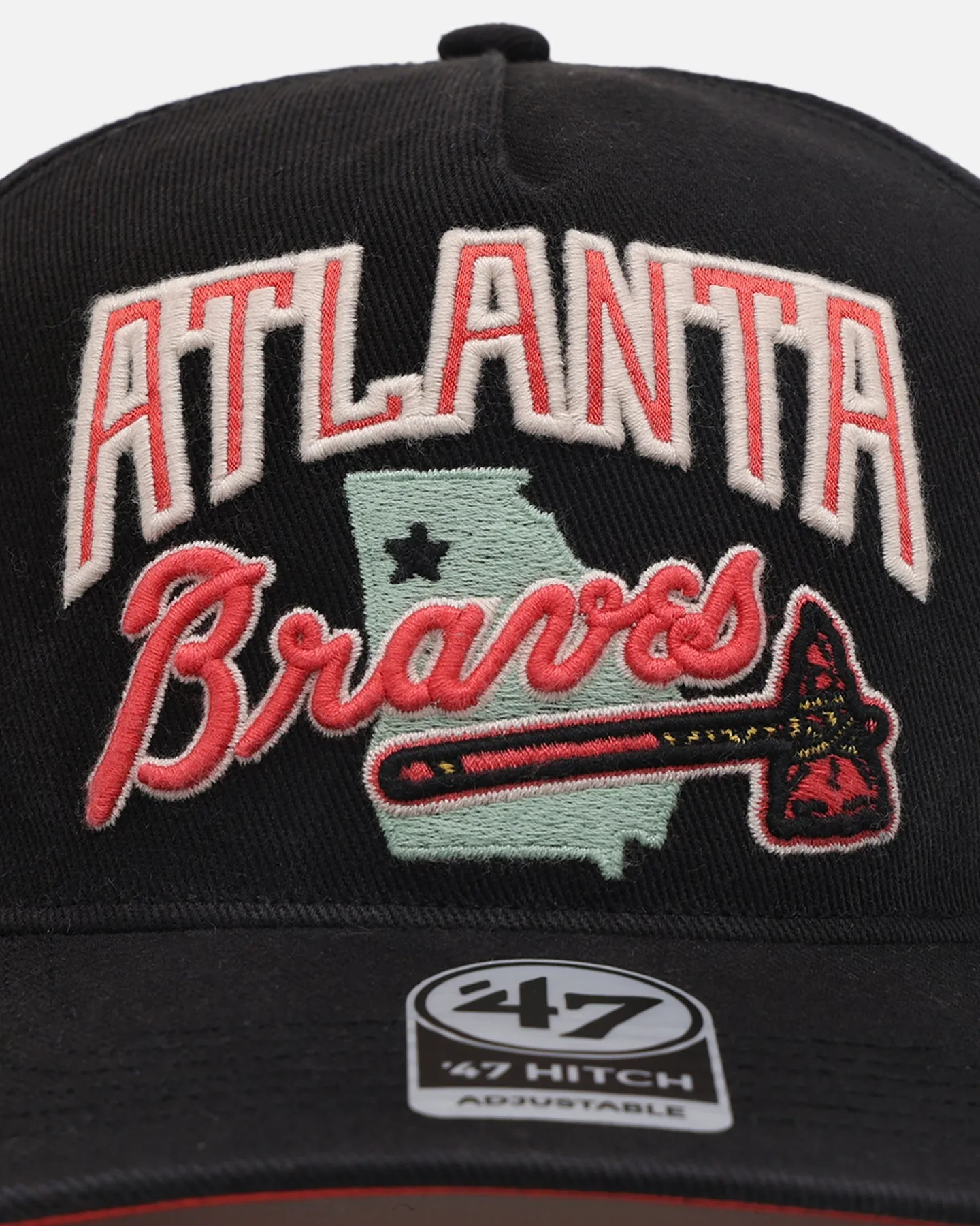 47 Brand Atlanta Braves 'MLB Trophy Case' 47 Hitch Snapback Black