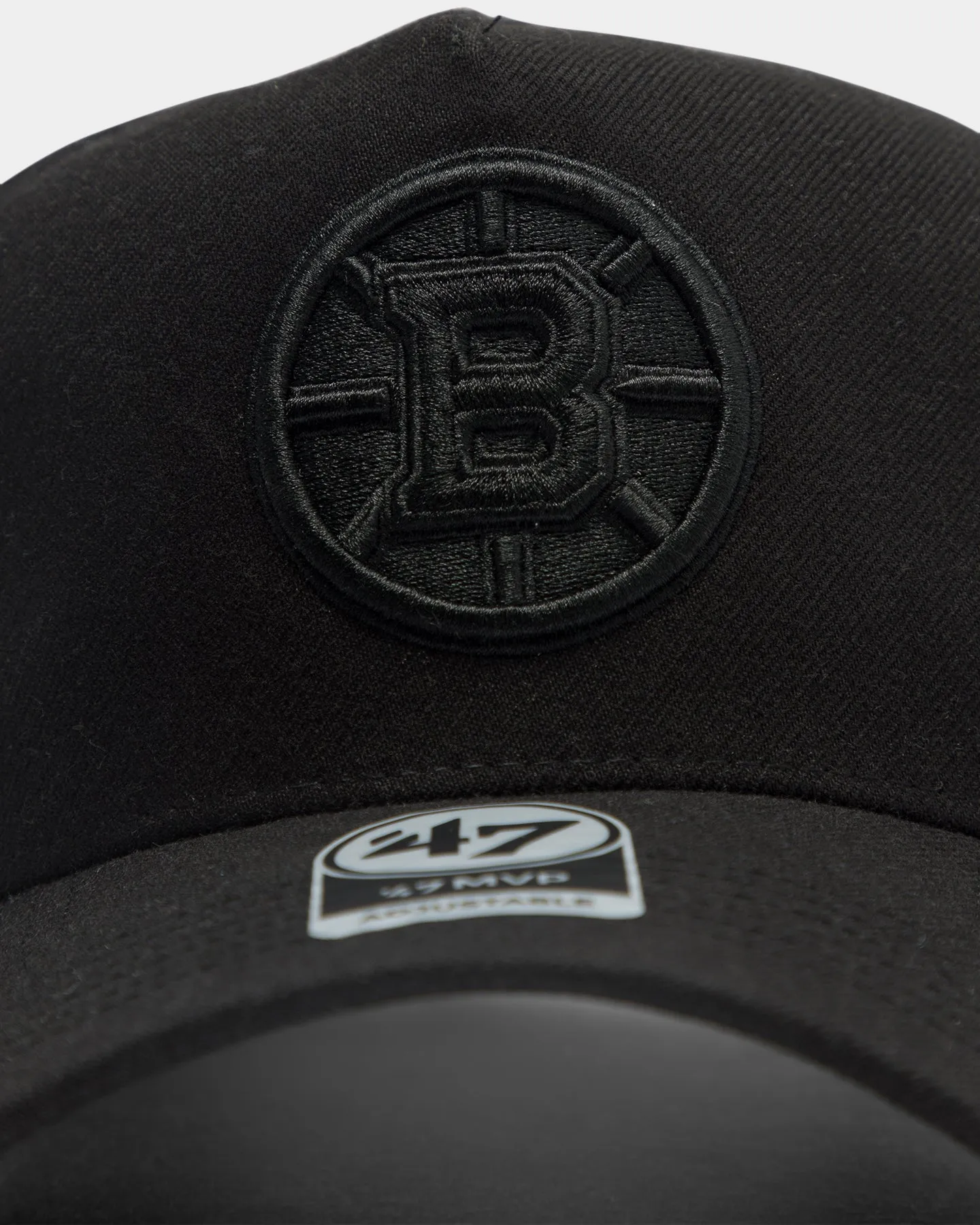 47 Brand Boston Bruins Replica MVP DT Snapback Black/Black