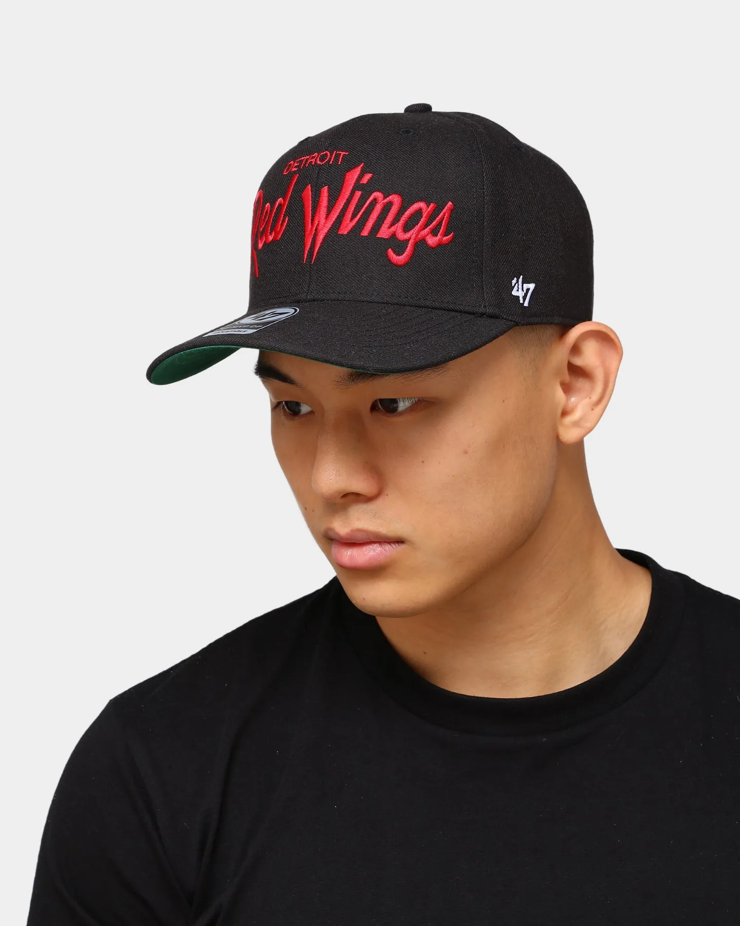 47 Brand Detroit Red Wings Script MVP DP Snapback Black