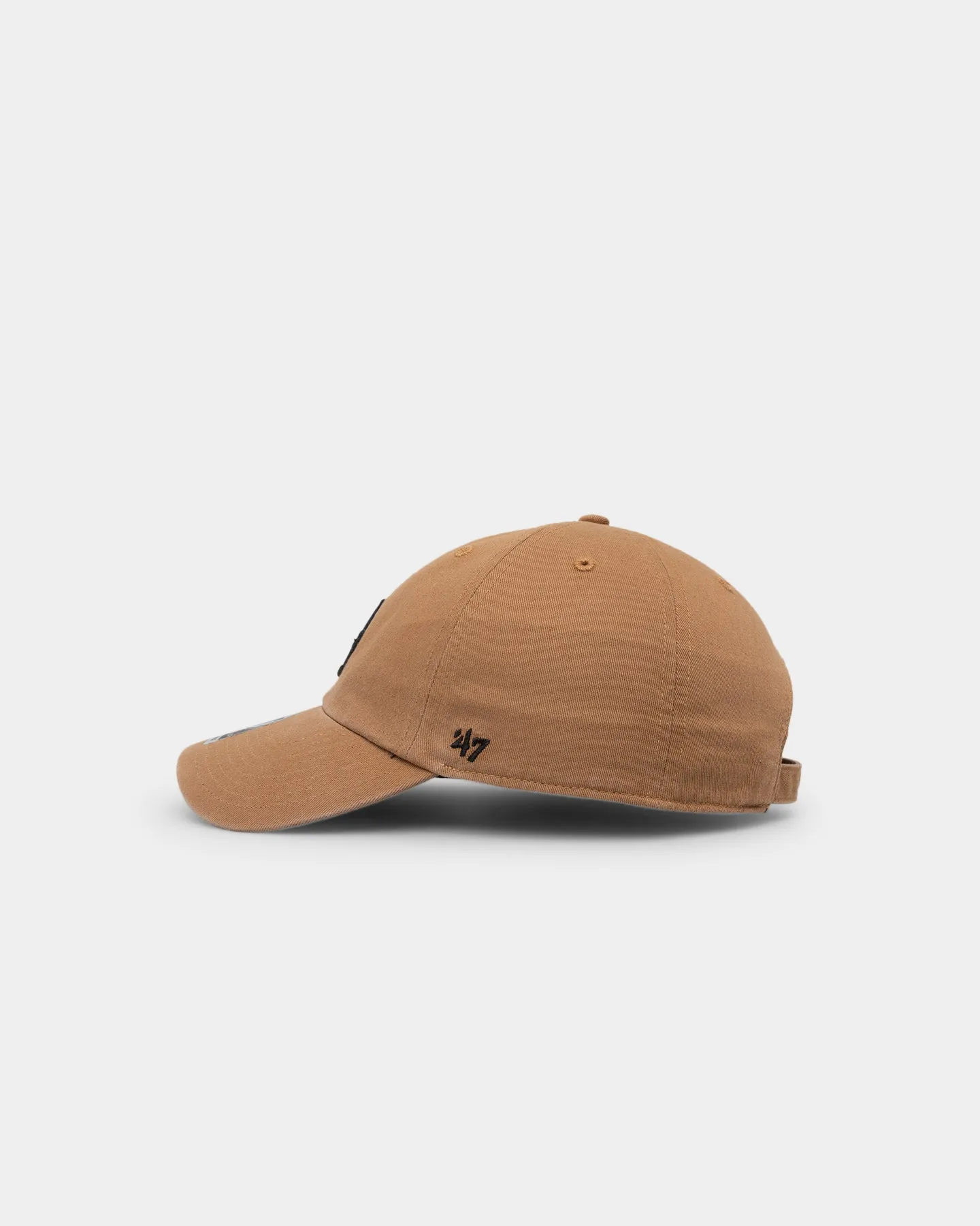 47 Brand Los Angeles Dodgers '47 Clean Up Strapback Camel