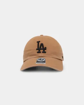 47 Brand Los Angeles Dodgers '47 Clean Up Strapback Camel