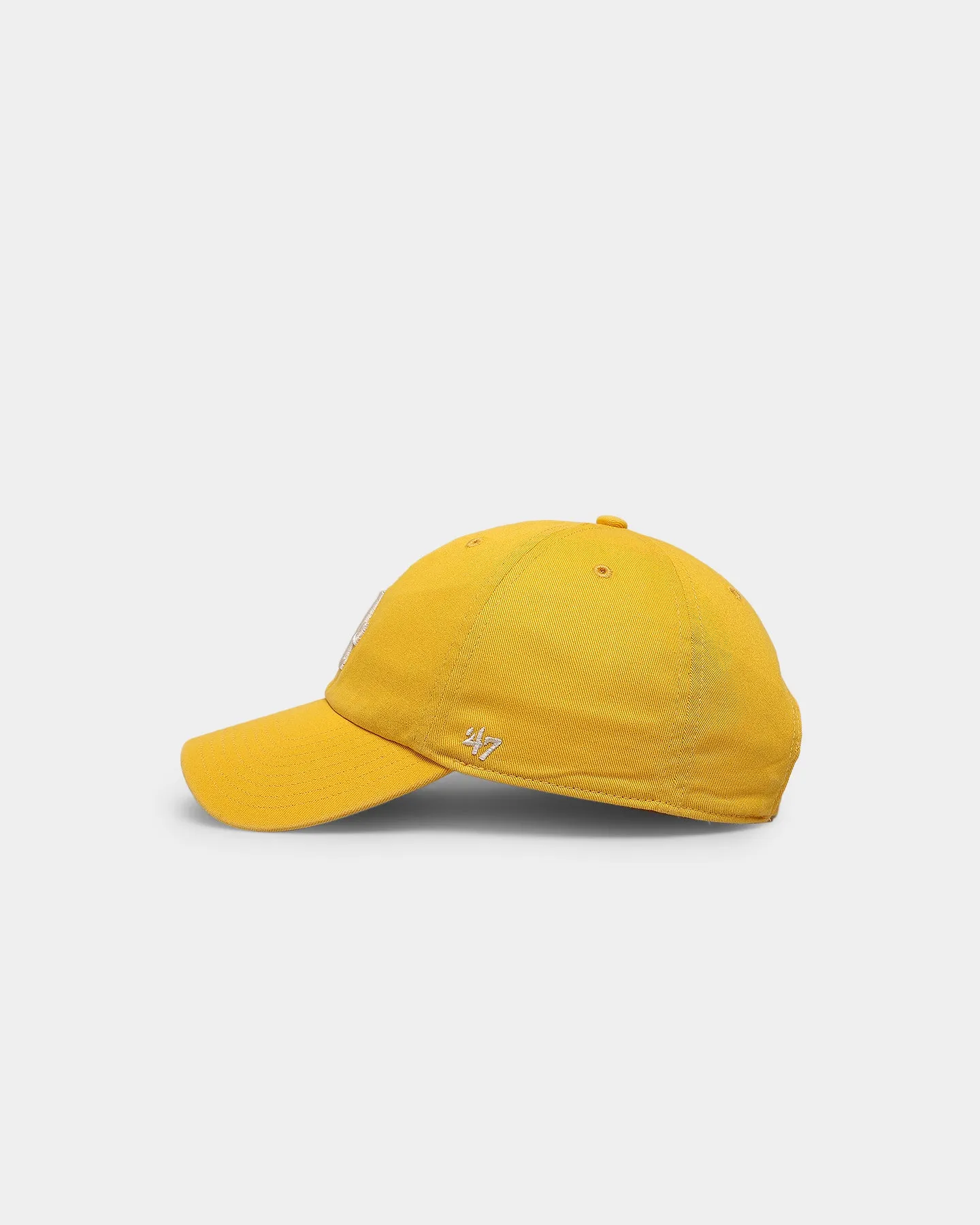 47 Brand Los Angeles Dodgers 'Lemon Sorbet' Clean Up Strapback Yellow Gold