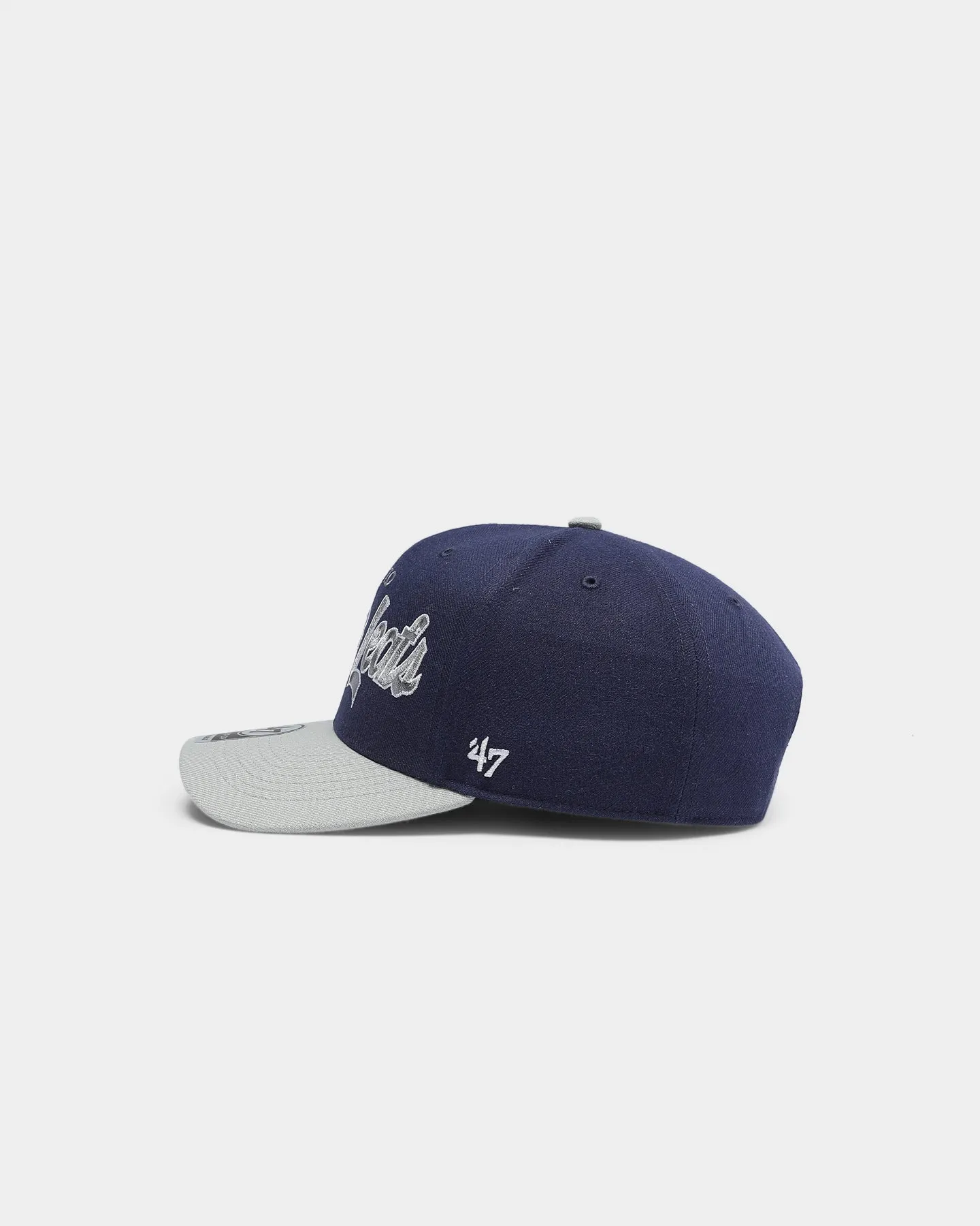 47 Brand Men's Toronto Maple Leafs Script MVP DP Snapback Light Navy/Grey