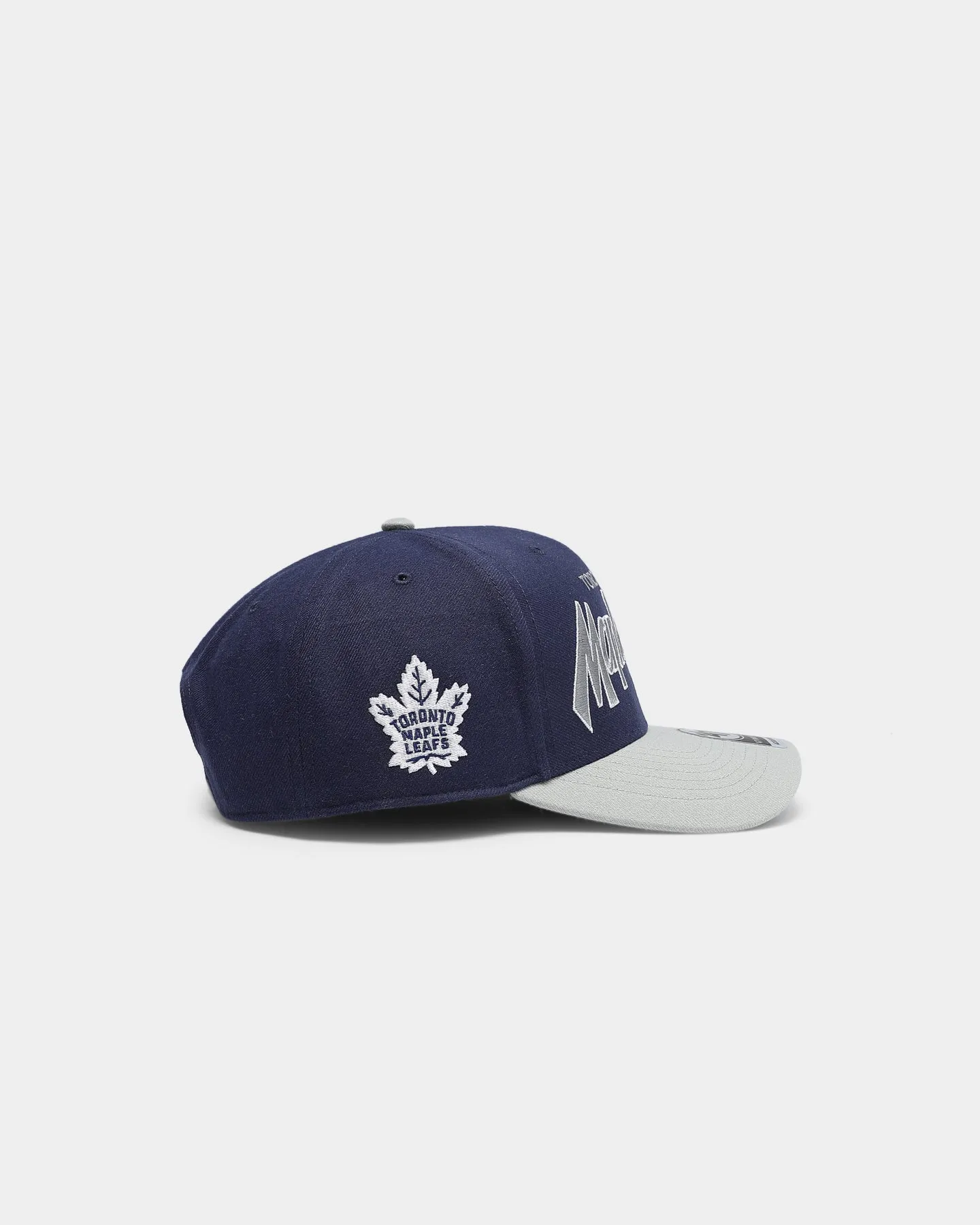 47 Brand Men's Toronto Maple Leafs Script MVP DP Snapback Light Navy/Grey