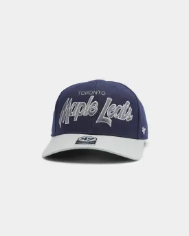 47 Brand Men's Toronto Maple Leafs Script MVP DP Snapback Light Navy/Grey