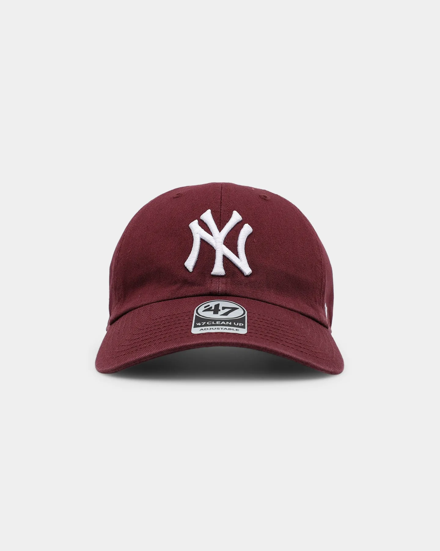 47 Brand New York Yankees '47 Clean Up Strapback Dark Maroon