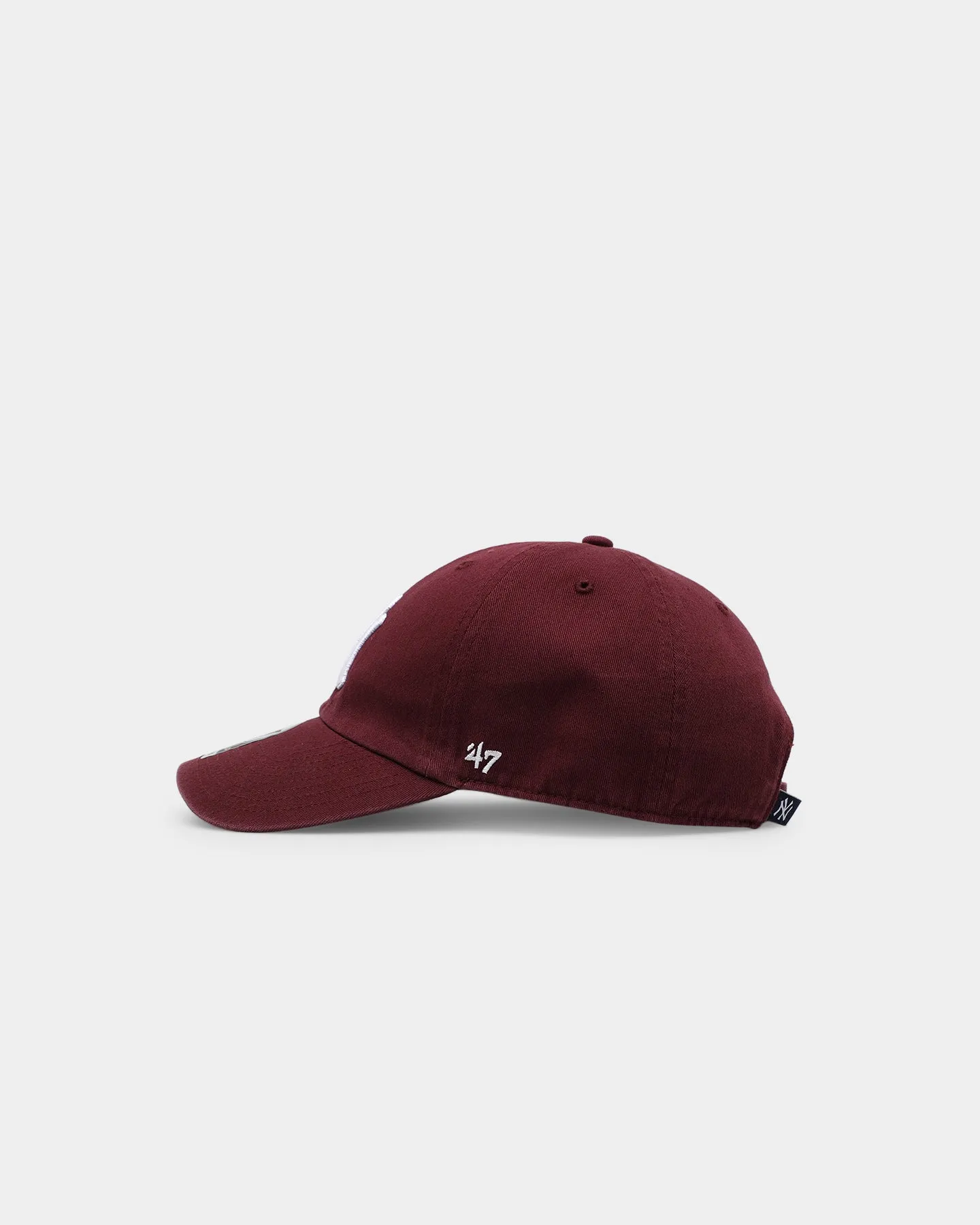 47 Brand New York Yankees '47 Clean Up Strapback Dark Maroon