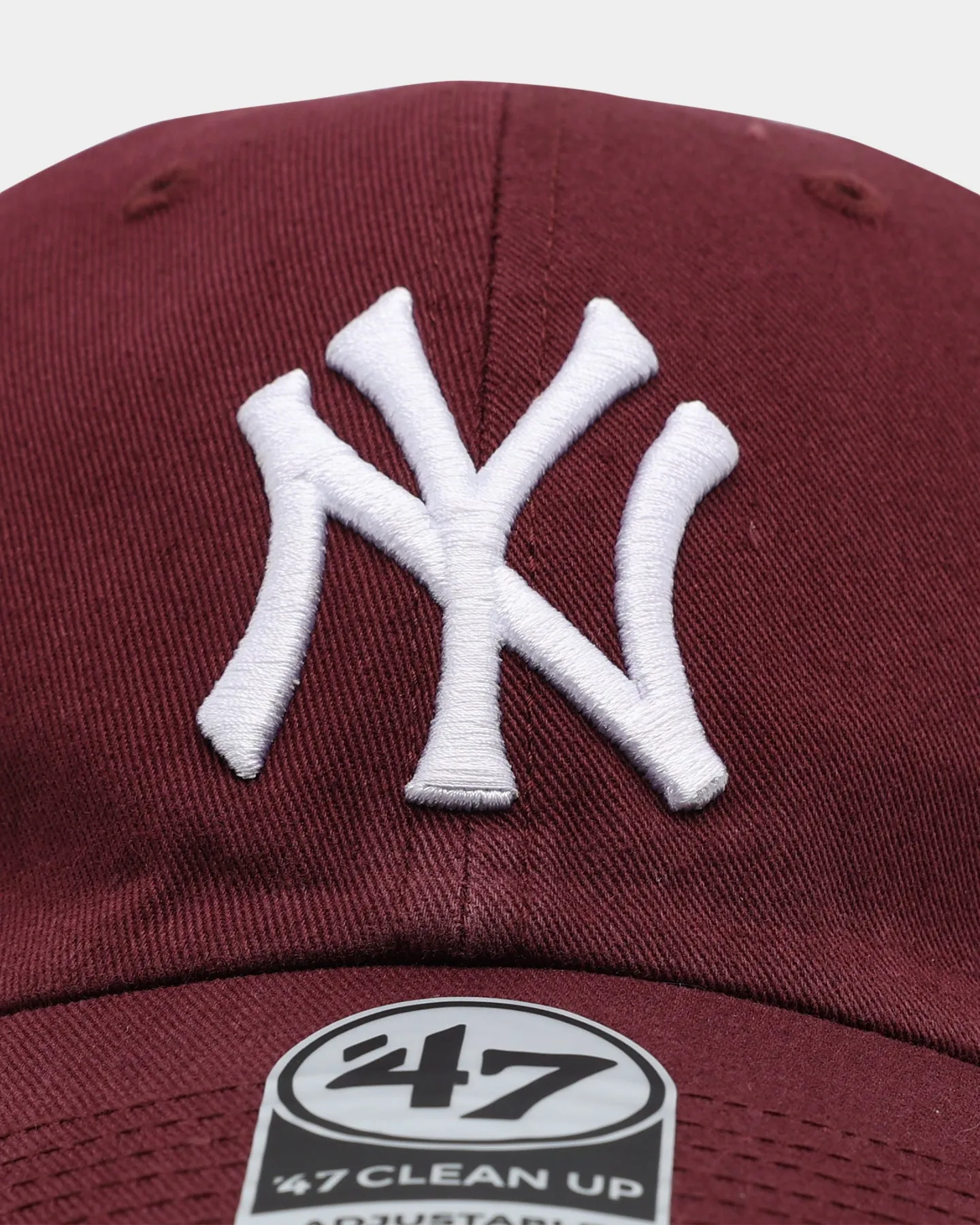 47 Brand New York Yankees '47 Clean Up Strapback Dark Maroon