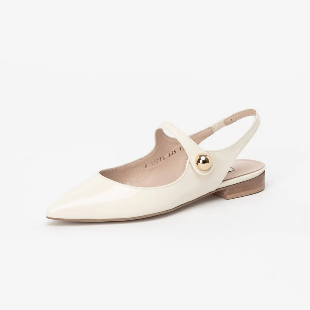 ABBIE - slingback flat pump