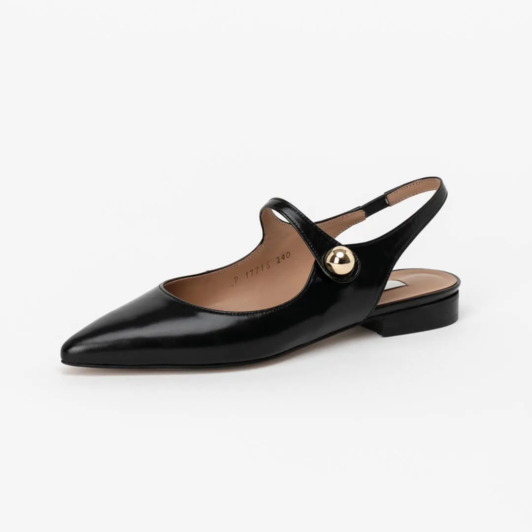 ABBIE - slingback flat pump