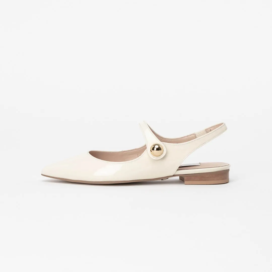 ABBIE - slingback flat pump