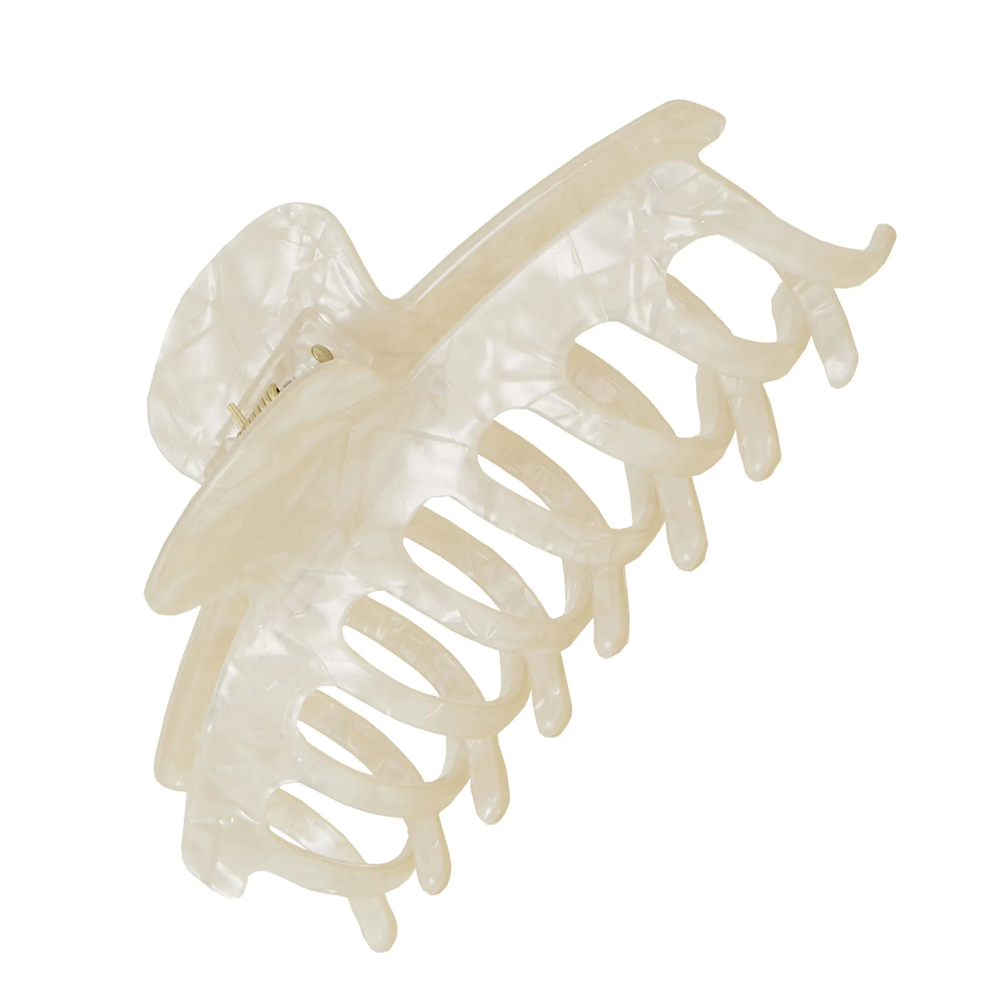 Accessorize London  Ivory Pearlescent Claw Clip