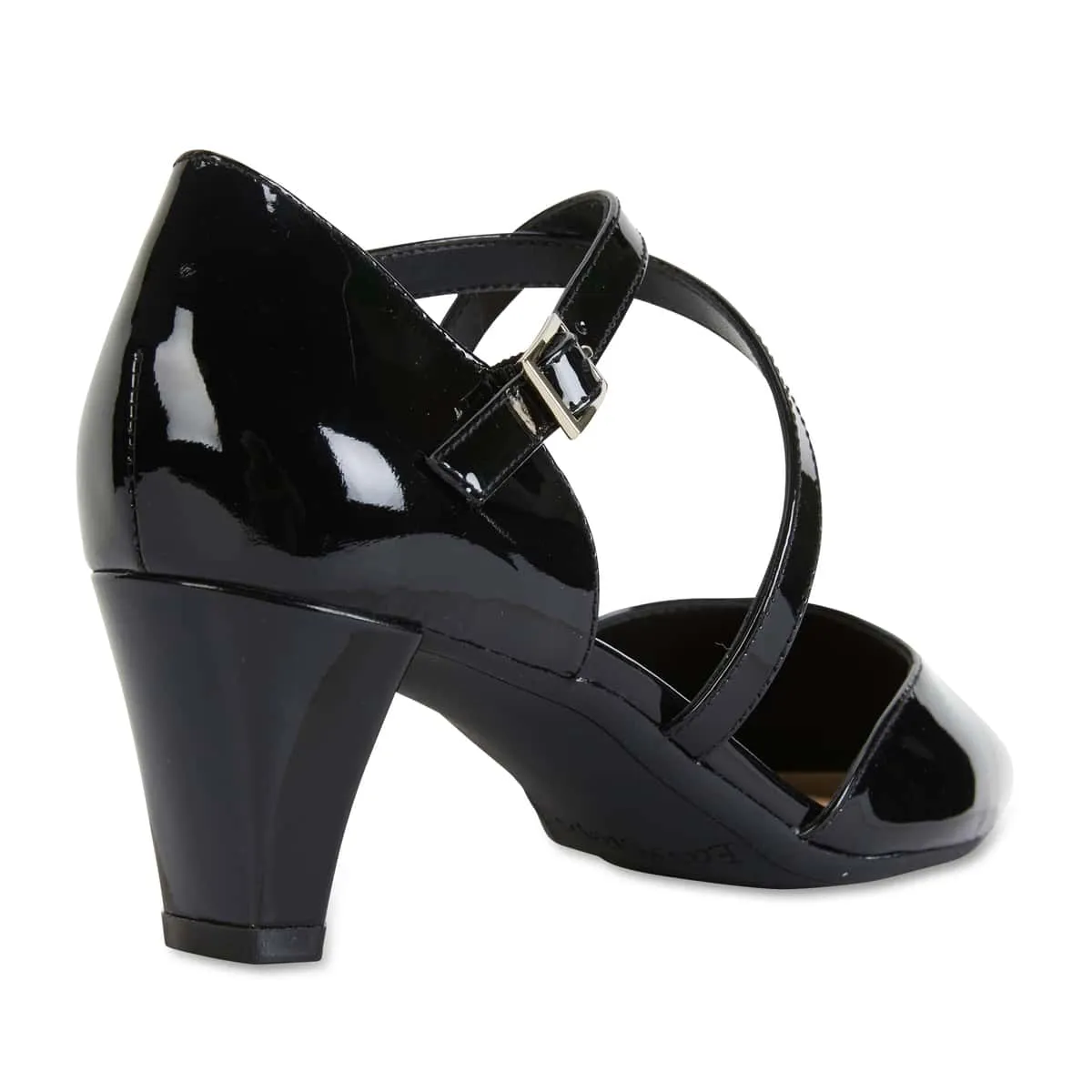 Adison Heel in Black Patent