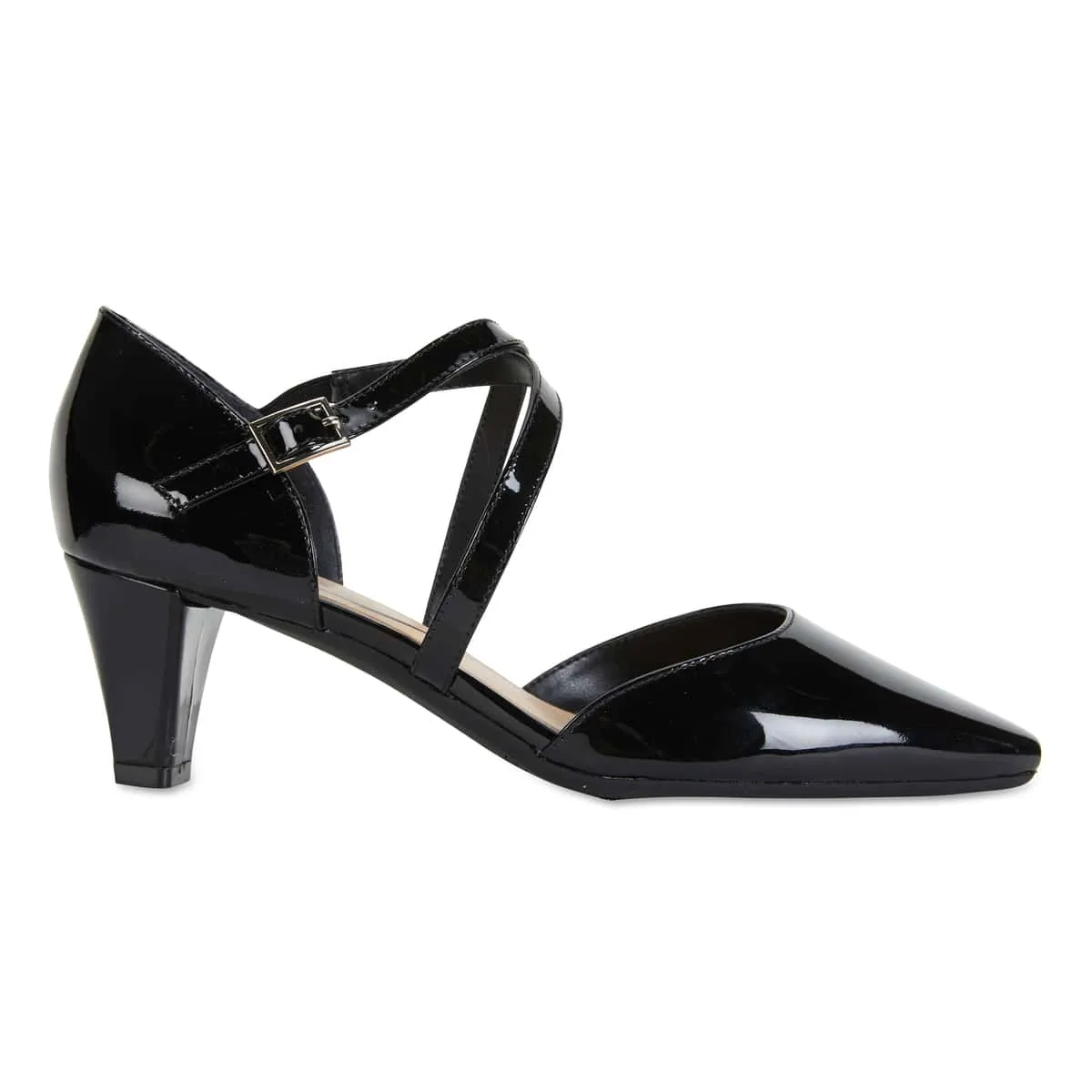 Adison Heel in Black Patent