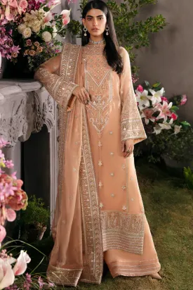 Afrozeh Embroidered Organza Unstitched 3 Piece Suit - 09