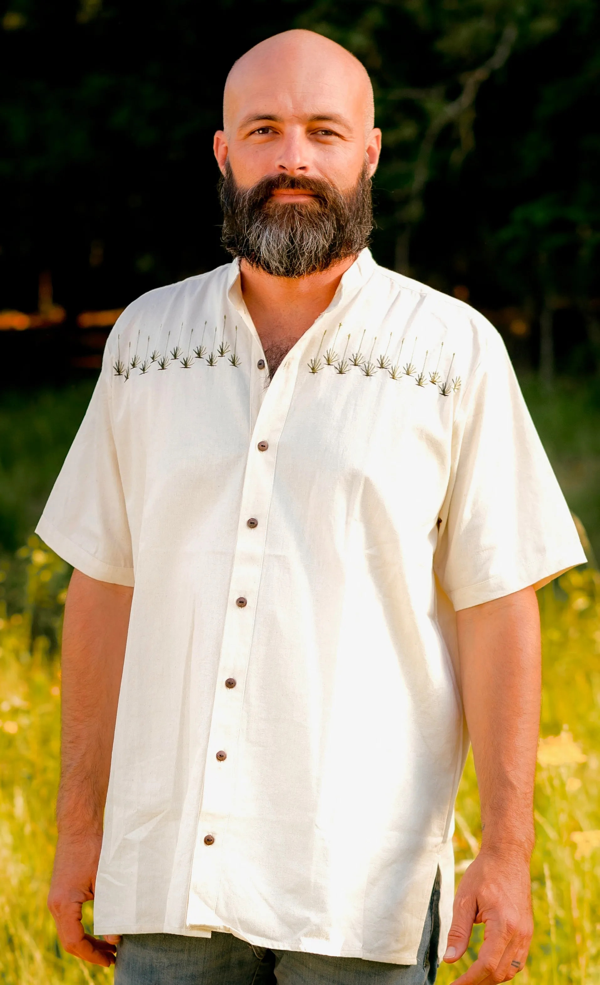 Agave Hand Embroidered Shirt