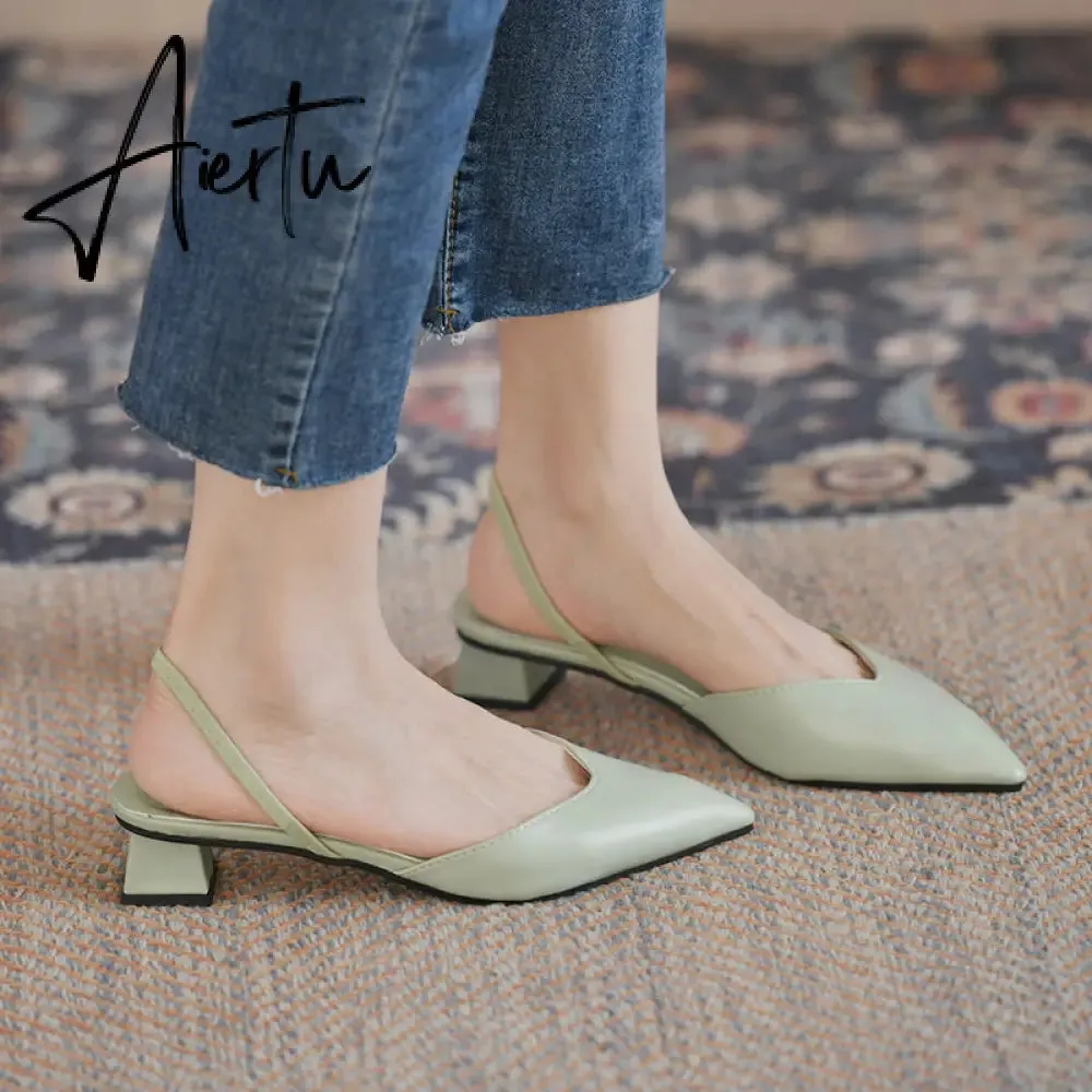 Aiertu  Women Flats Pointed Toe Lady Flat Heel Shoes Slip on Loafers Office Lady Elegant Shoes Soft Sole Comfortable Big Size 43