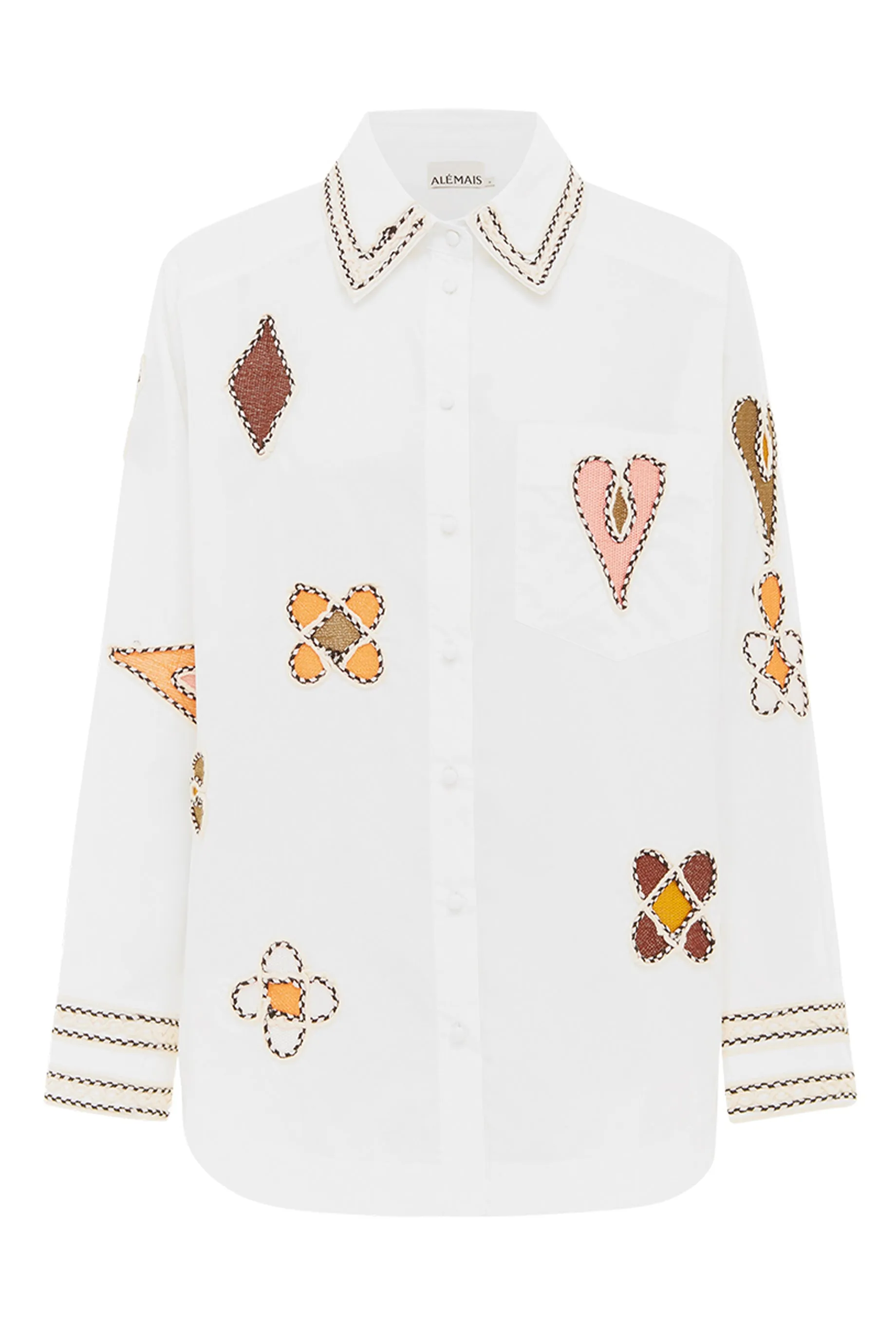 Alemais Spades Shirt - Ivory