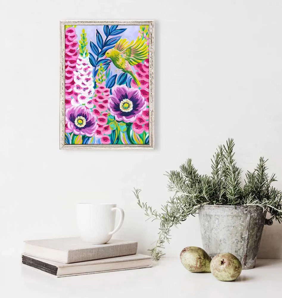 All Your Senses Alive Mini Framed Canvas