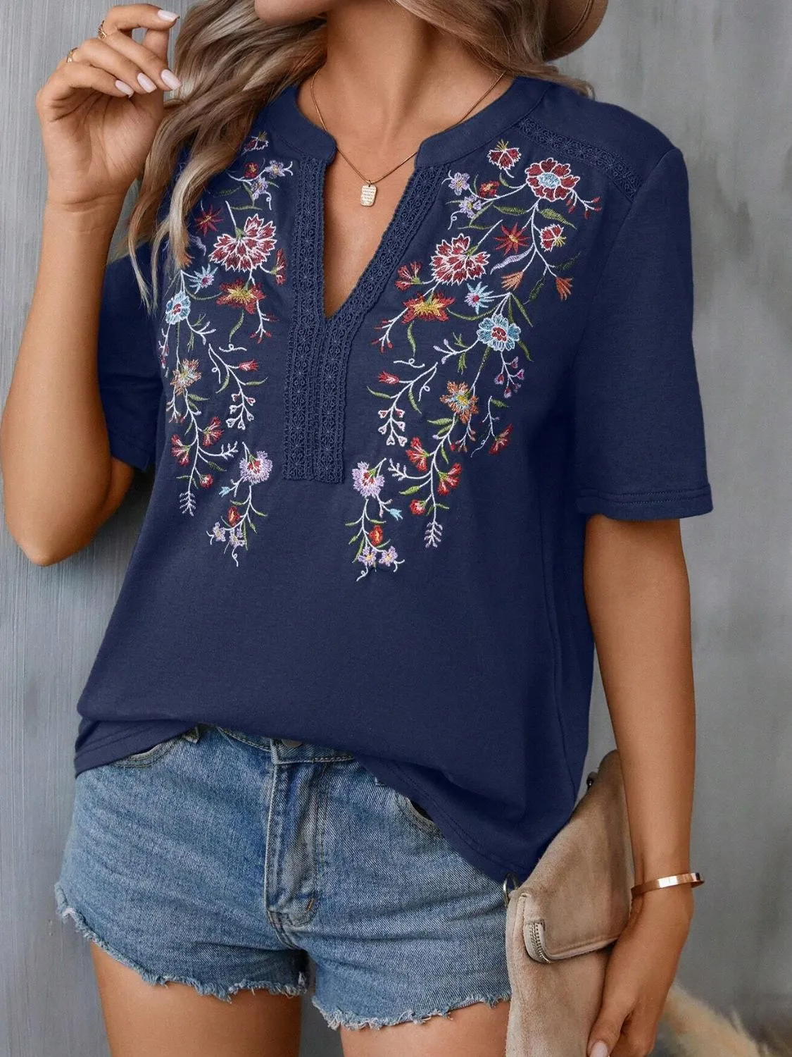 Amelia Embroidered Top