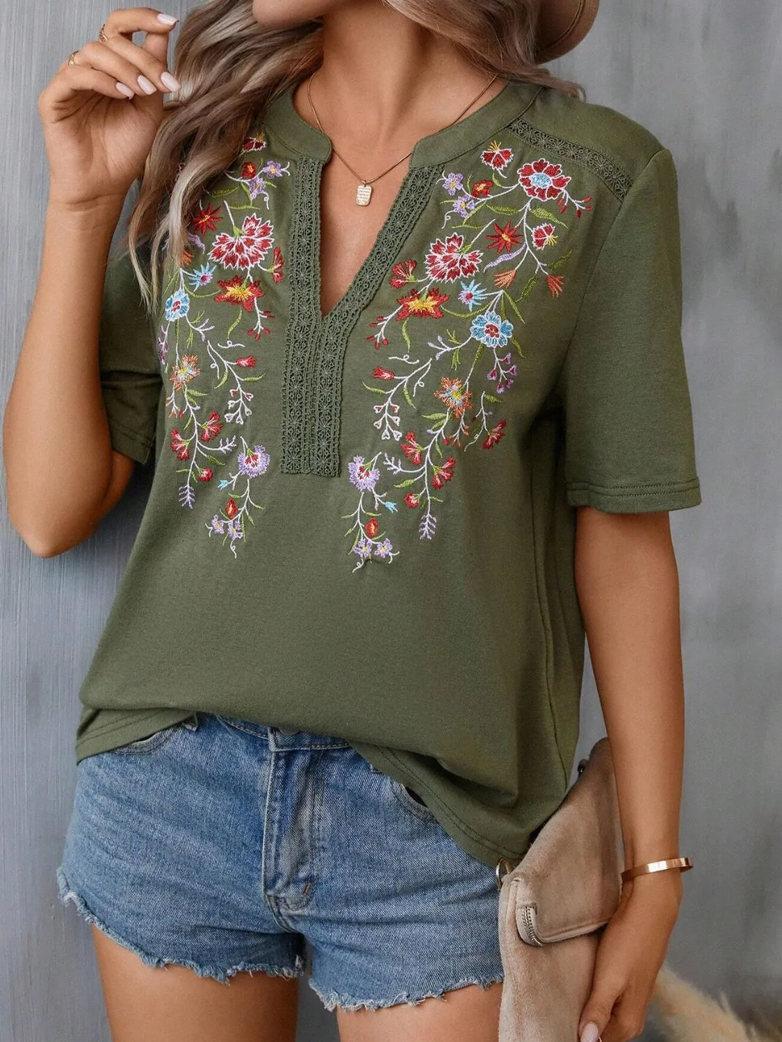 Amelia Embroidered Top