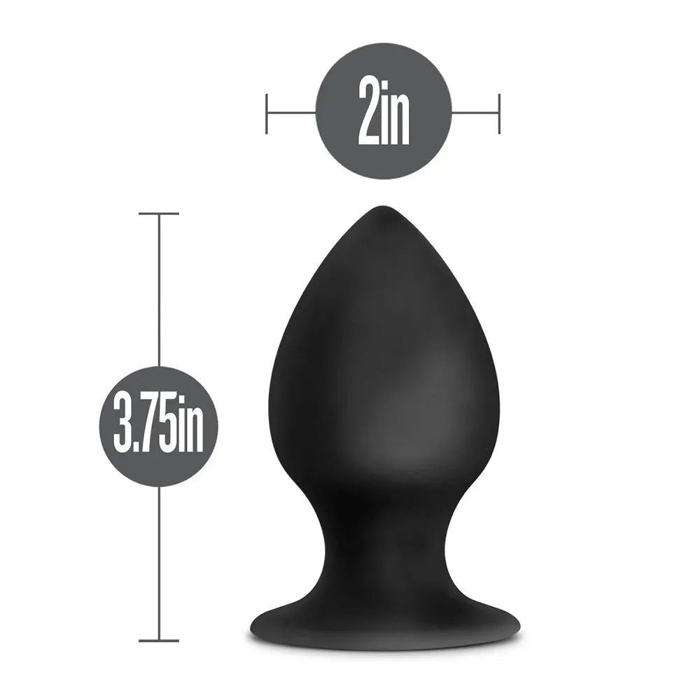 Anal Adventures Platinum Silicone Stout Butt Plug - Large