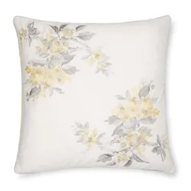 Apple Blossom Embroidered Cushion