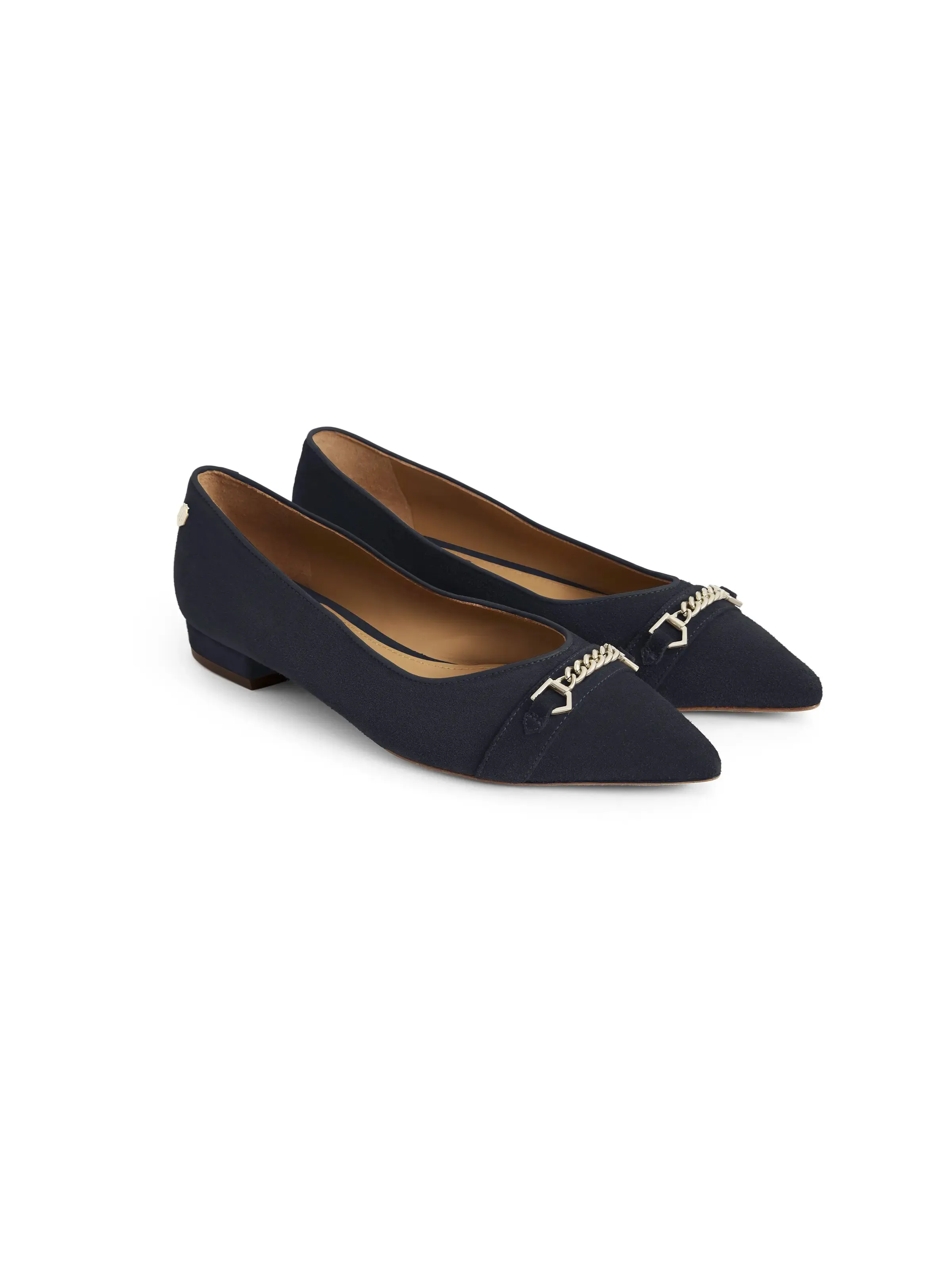 Apsley Ballet Pump - Navy Suede