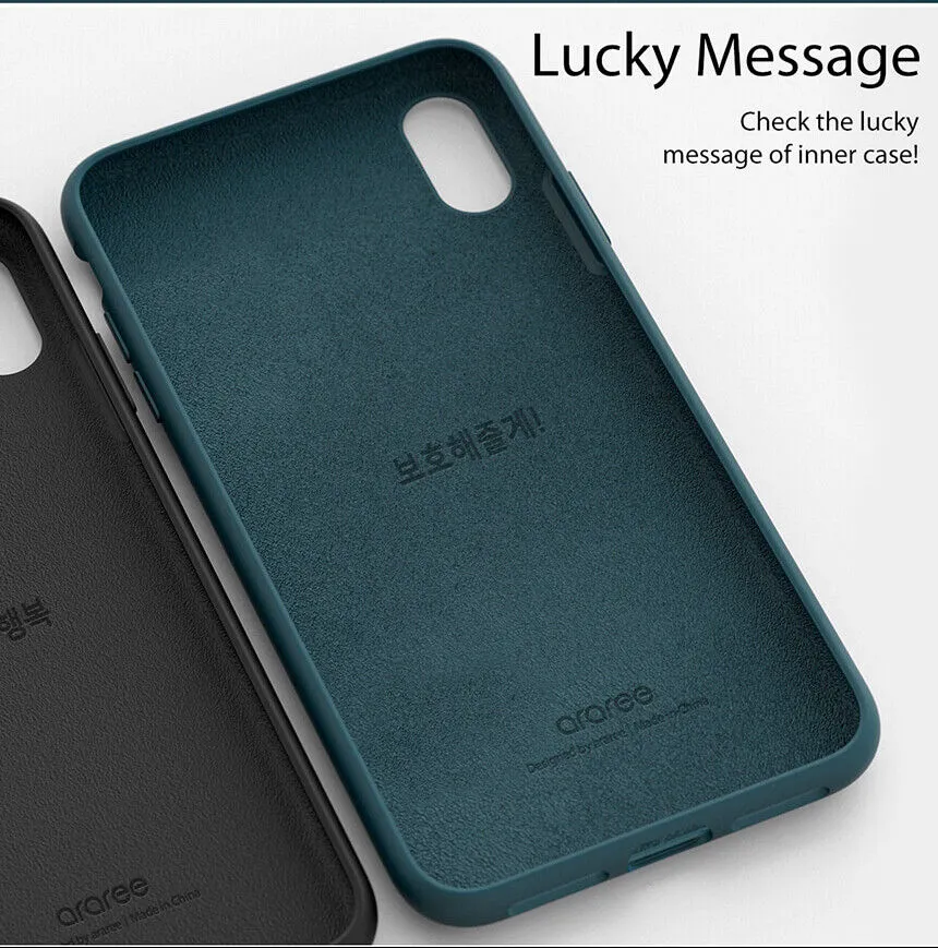 Araree Typo-Skin iPhone X/XS Forest Blue