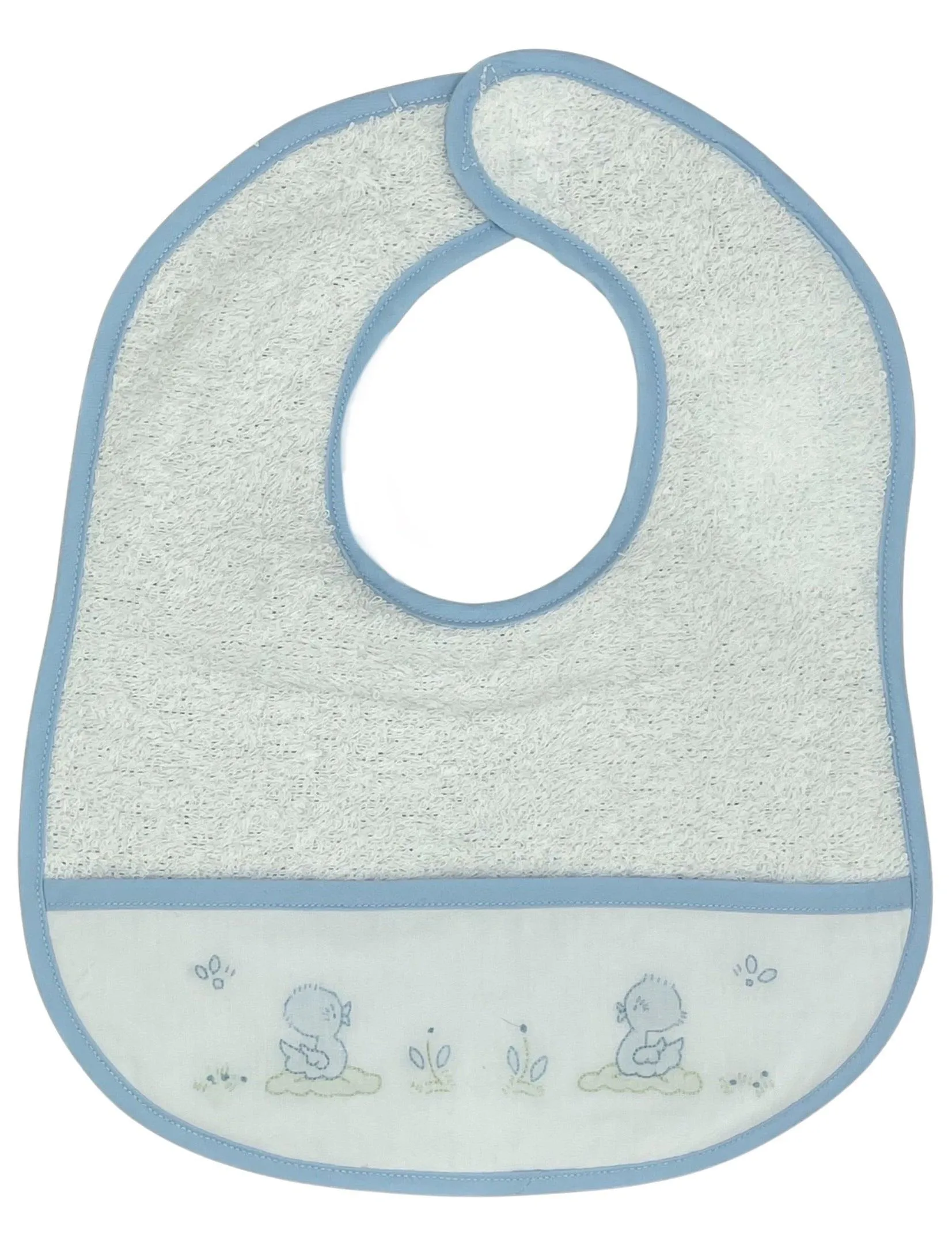 Auraluz Bib, Blue Duck, terry cloth