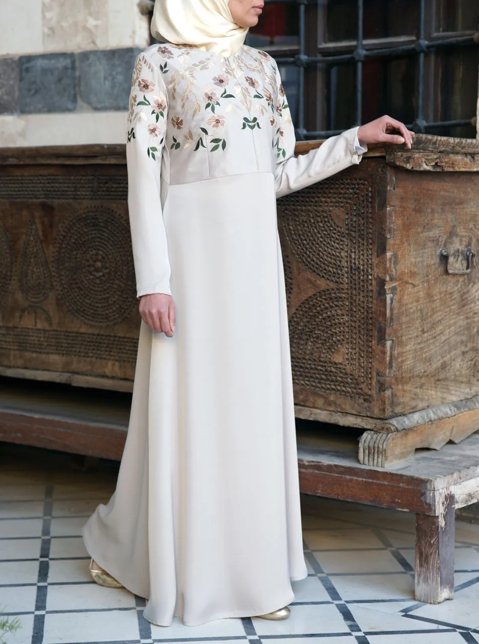 Azbah Embroidered Gown