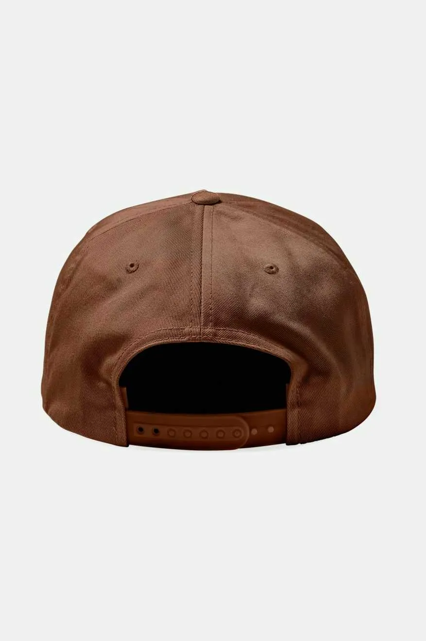 Bass Brains Swim Snapback - Brown