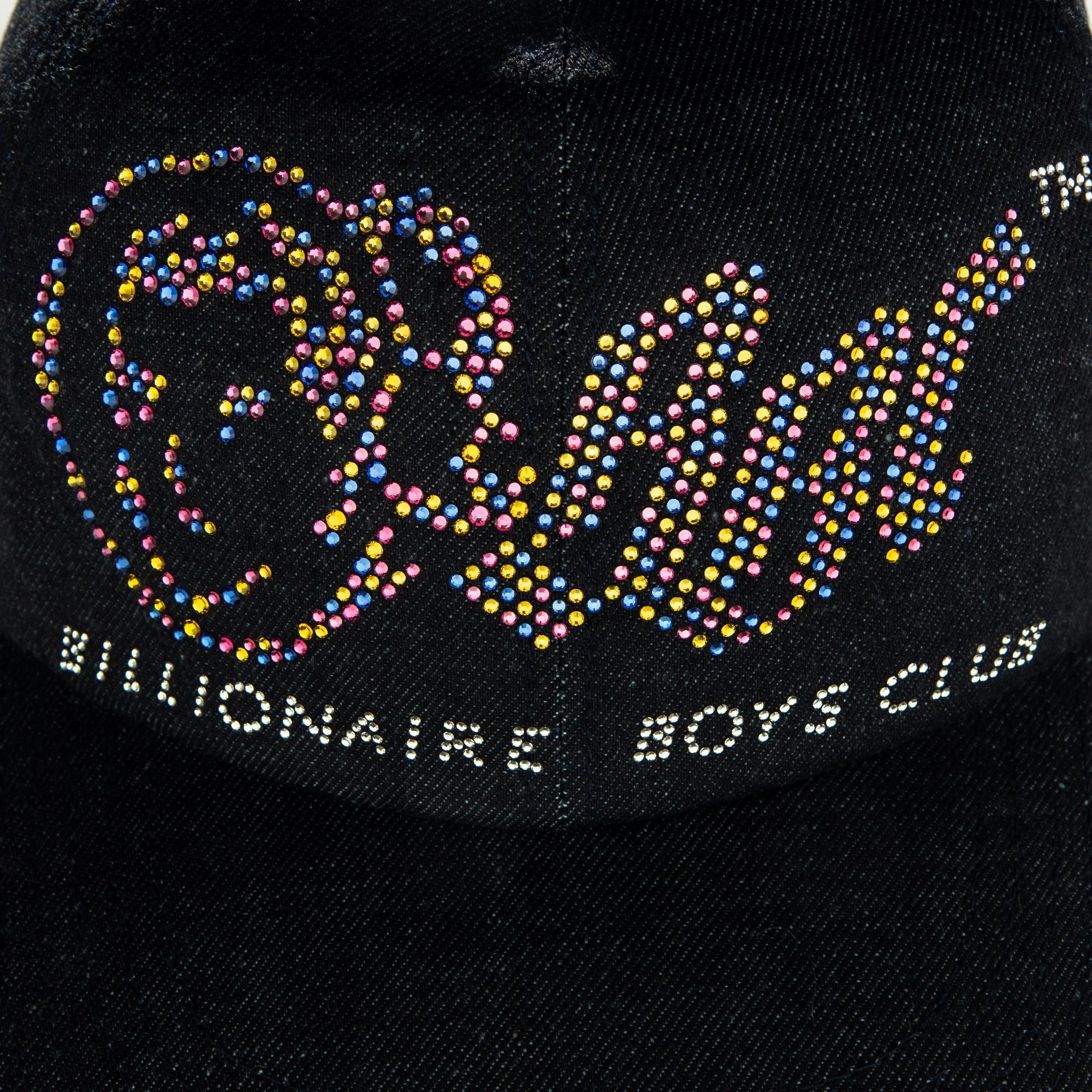 BBC20 OG Logo with Swarovski® crystals Denim Fitted Hat