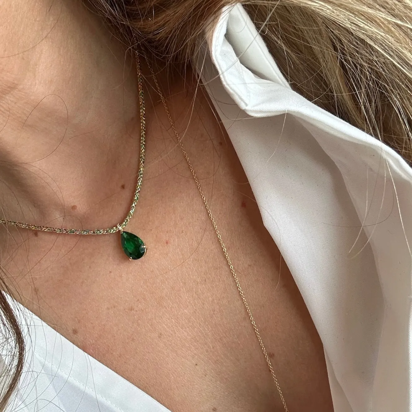 Believe Necklace - Green