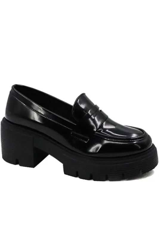 Black Penny Loafer